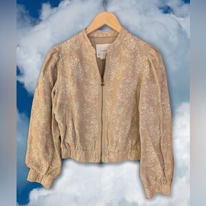 Anthropologie Womens Jacquard Bomber Jacket XS
NWT